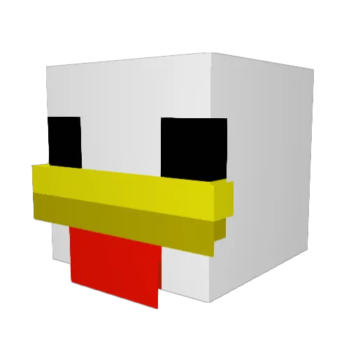 Varillyn Minecraft avatar head, 3D render