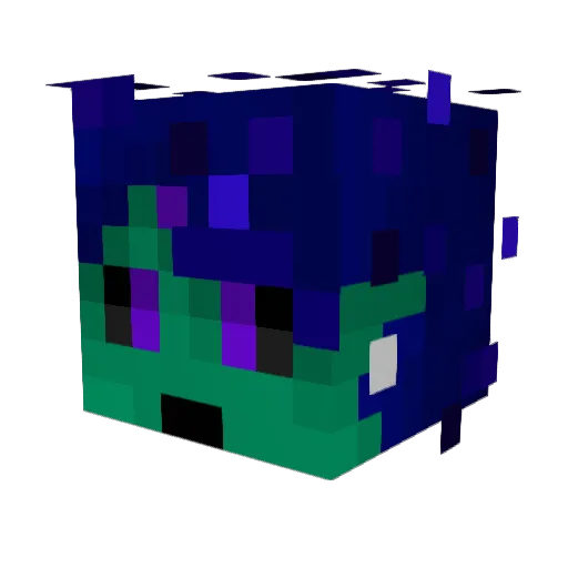 Varioxx_ Minecraft avatar head, 3D render
