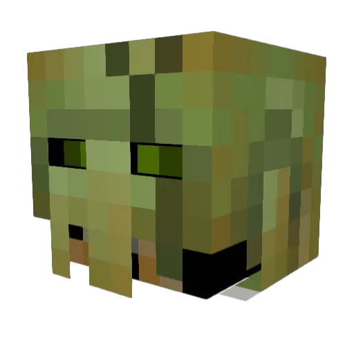 Varius1 Minecraft avatar head, 3D render