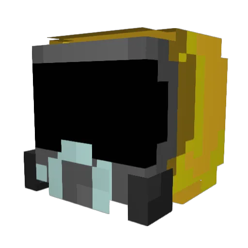 VarixCrusader Minecraft avatar head, 3D render