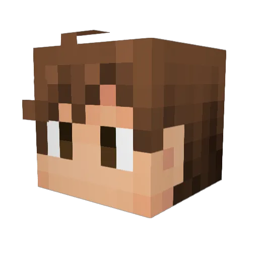 Varjo Minecraft avatar head, 3D render