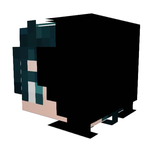VarkDani Minecraft avatar head, 3D render