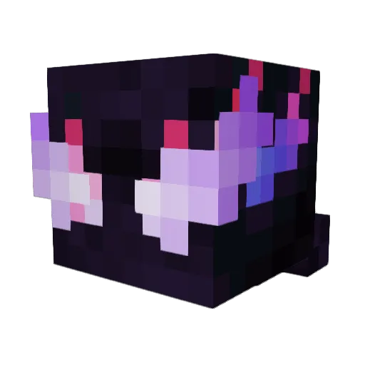 Varless Minecraft avatar head, 3D render