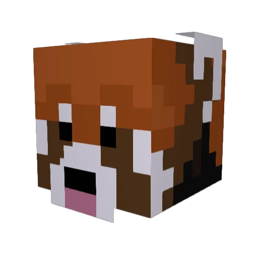 Varlhaam Minecraft avatar head, 3D render