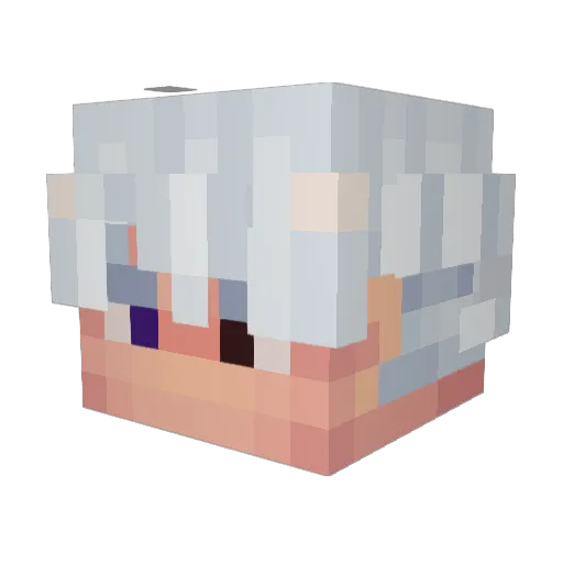 Varlokno Minecraft avatar head, 3D render