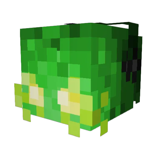 Varmiri Minecraft avatar head, 3D render