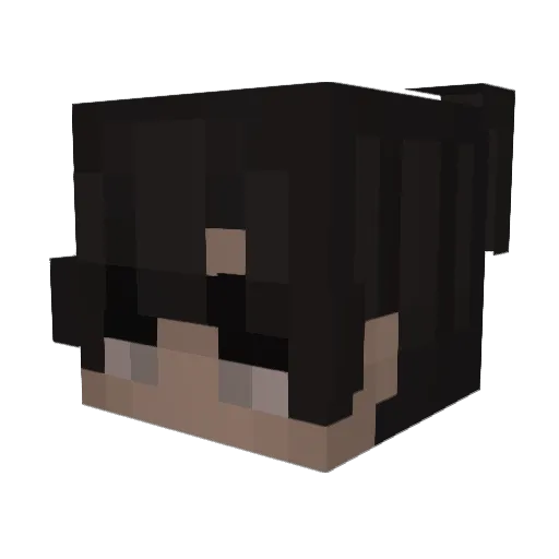 Varna Minecraft avatar head, 3D render