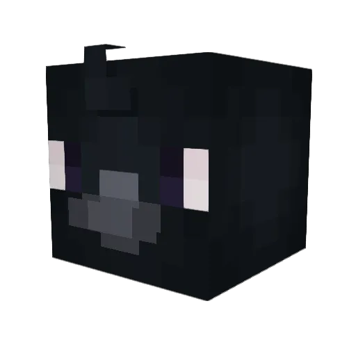 Varna_ Minecraft avatar head, 3D render