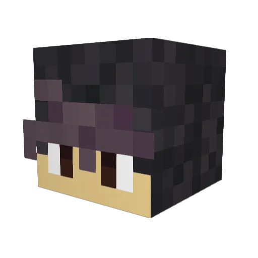 Varnill Minecraft avatar head, 3D render