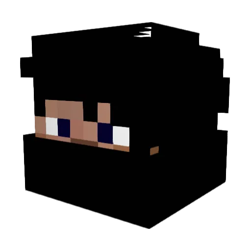 Varoik Minecraft avatar head, 3D render