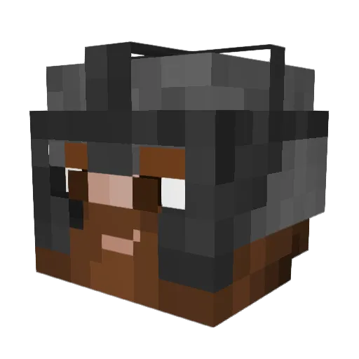 Varrocledius Minecraft avatar head, 3D render