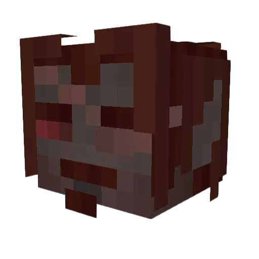Varryn Minecraft avatar head, 3D render