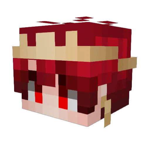 Varus__ Minecraft avatar head, 3D render