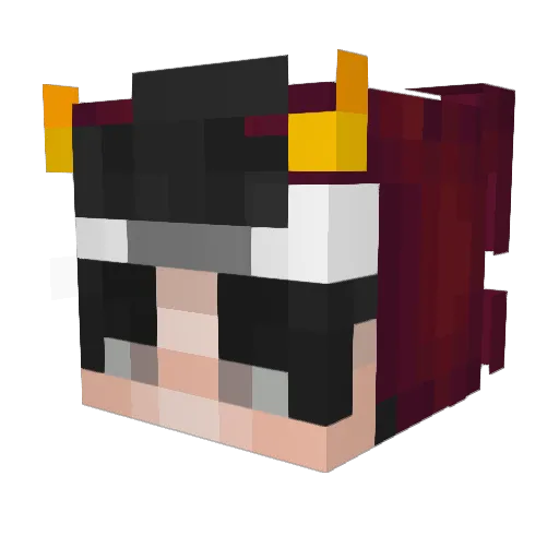 Varuuuuum15 Minecraft avatar head, 3D render