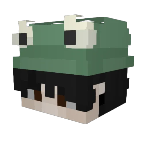 Varvaros Minecraft avatar head, 3D render