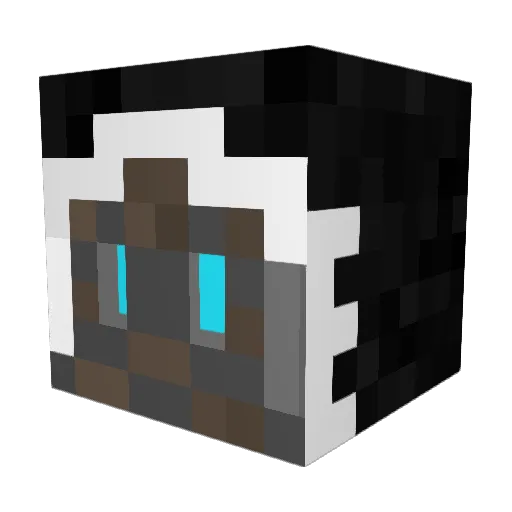 Varyaag Minecraft avatar head, 3D render