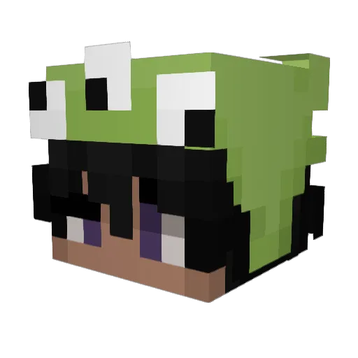 Varyk Minecraft avatar head, 3D render