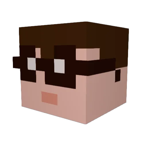 Varytaz Minecraft avatar head, 3D render
