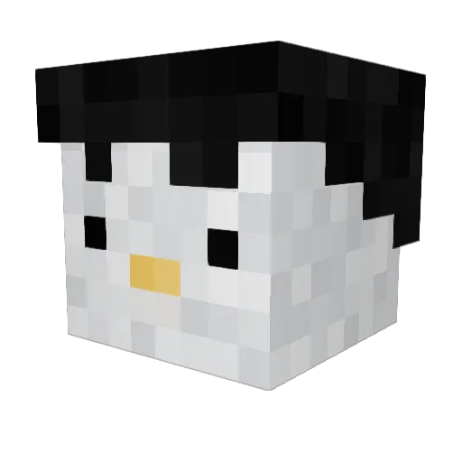 Varzal Minecraft avatar head, 3D render