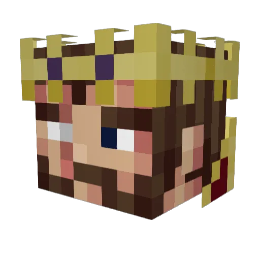 Varzio Minecraft avatar head, 3D render