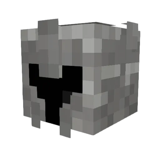 Vas3k Minecraft avatar head, 3D render