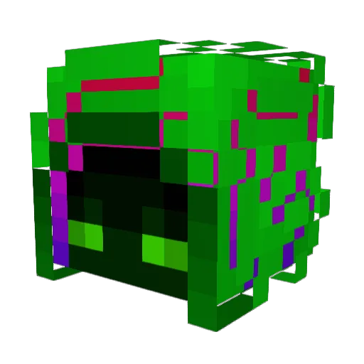 VasaTopMine Minecraft avatar head, 3D render