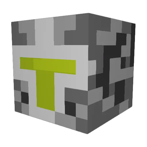 Vascrizy Minecraft avatar head, 3D render