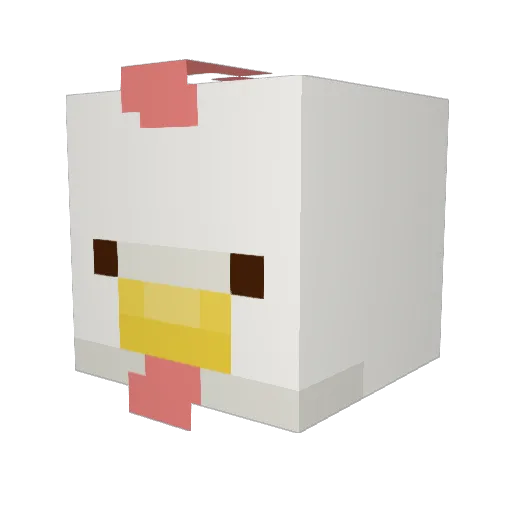 Vash5800 Minecraft avatar head, 3D render