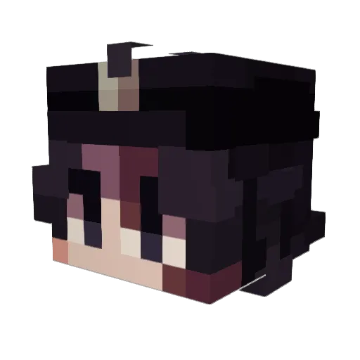 Vash_001 Minecraft avatar head, 3D render