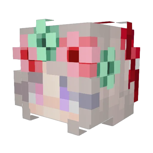 Vasitu_SHPEK Minecraft avatar head, 3D render