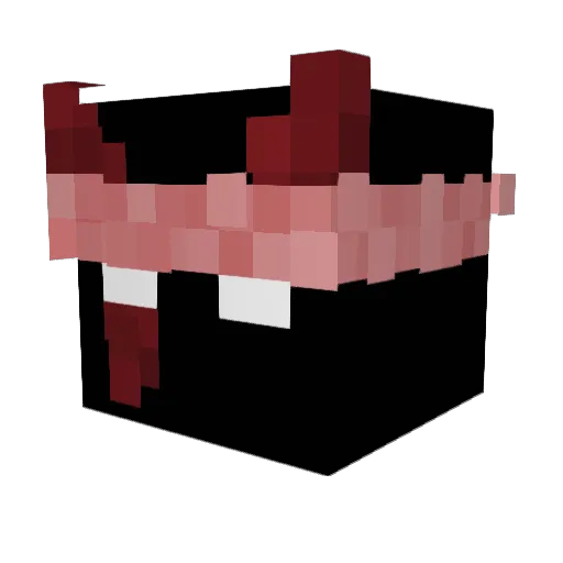 VasketRotte Minecraft avatar head, 3D render