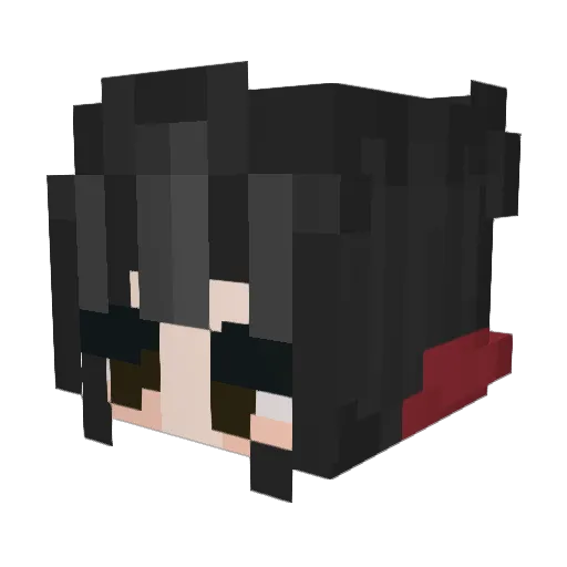 VasperJass Minecraft avatar head, 3D render
