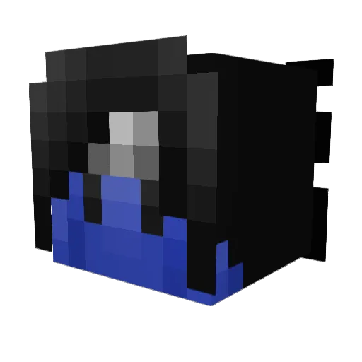 Vasqez Minecraft avatar head, 3D render
