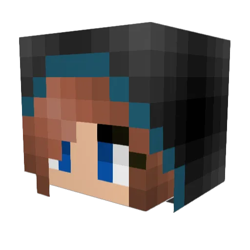 Vassago_ Minecraft avatar head, 3D render