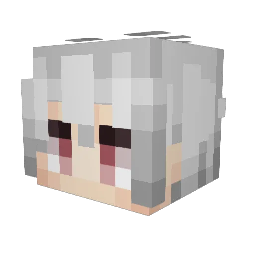 VastKast Minecraft avatar head, 3D render
