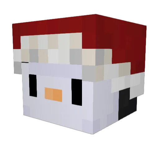 VastemTempor Minecraft avatar head, 3D render