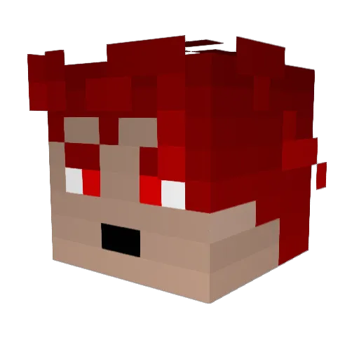 Vasyanpisyan Minecraft avatar head, 3D render