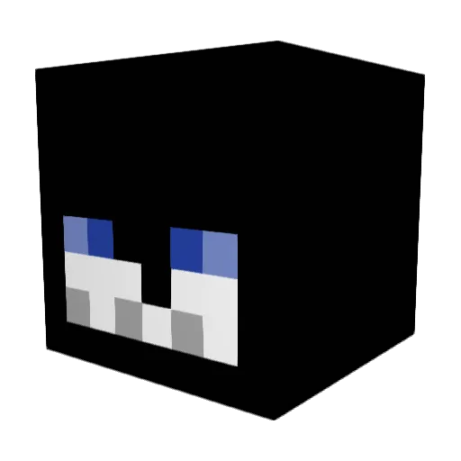 Vatikakie01 Minecraft avatar head, 3D render