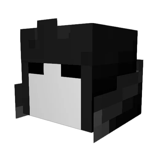 Vatromet Minecraft avatar head, 3D render