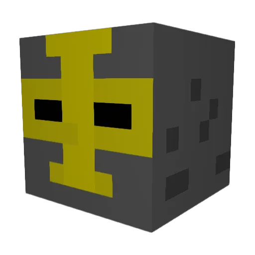 VauXHall666 Minecraft avatar head, 3D render