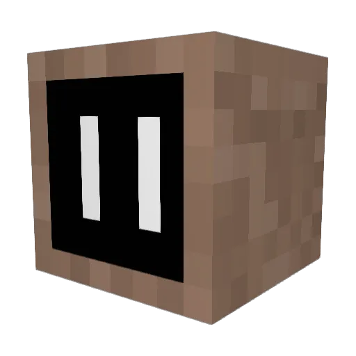 Vault504 Minecraft avatar head, 3D render