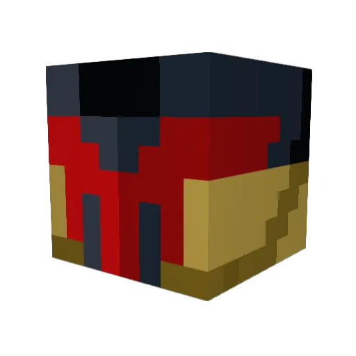 VaultXP Minecraft avatar head, 3D render