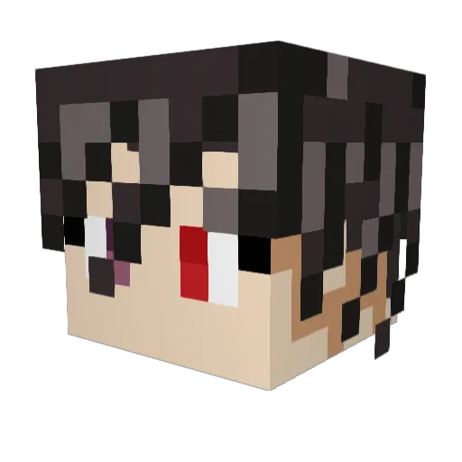 VaxNavistra Minecraft avatar head, 3D render