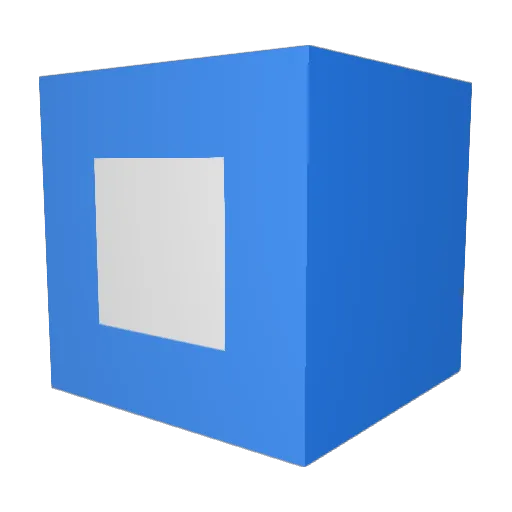 Vaxaop Minecraft avatar head, 3D render