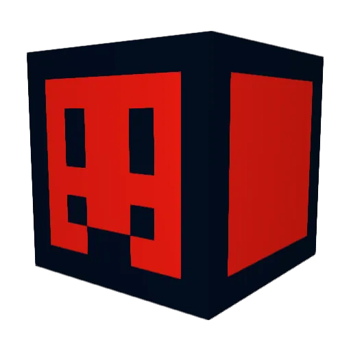 Vaxelyz Minecraft avatar head, 3D render