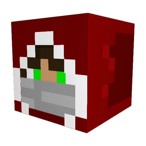 Vaxniczki Minecraft avatar head, 3D render