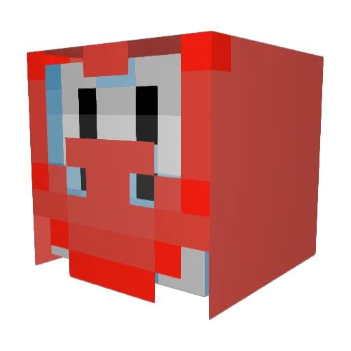 Vaxxaroonie Minecraft avatar head, 3D render