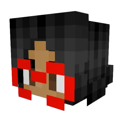 VayBay27 Minecraft avatar head, 3D render