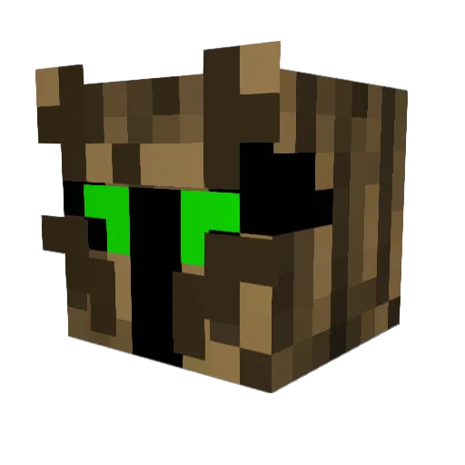 Vaydegrot Minecraft avatar head, 3D render