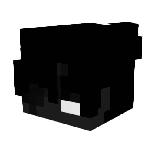 Vaylor3x Minecraft avatar head, 3D render